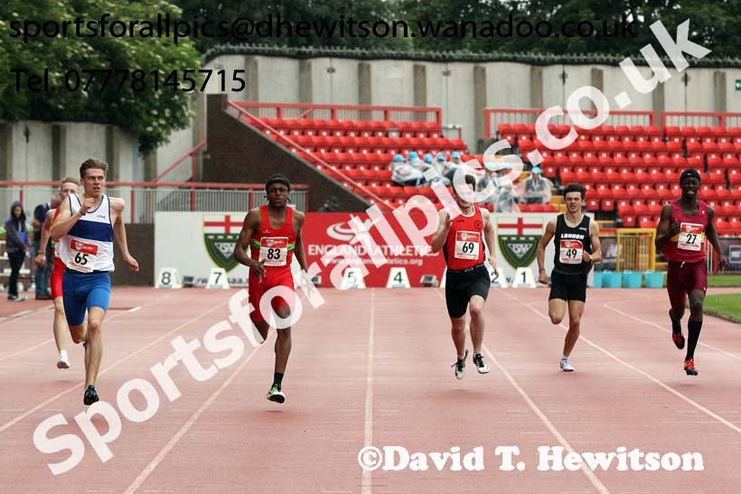 Senior boys 400 metres, English Schools Track and Field. Photo: David T. Hewitson/Sports for All Pics